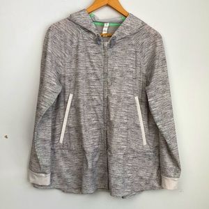 Lululemon| Gray Oversized Hooded Jacket  sz 6